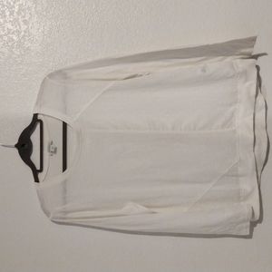 NWOT Sundance Large cream/white top